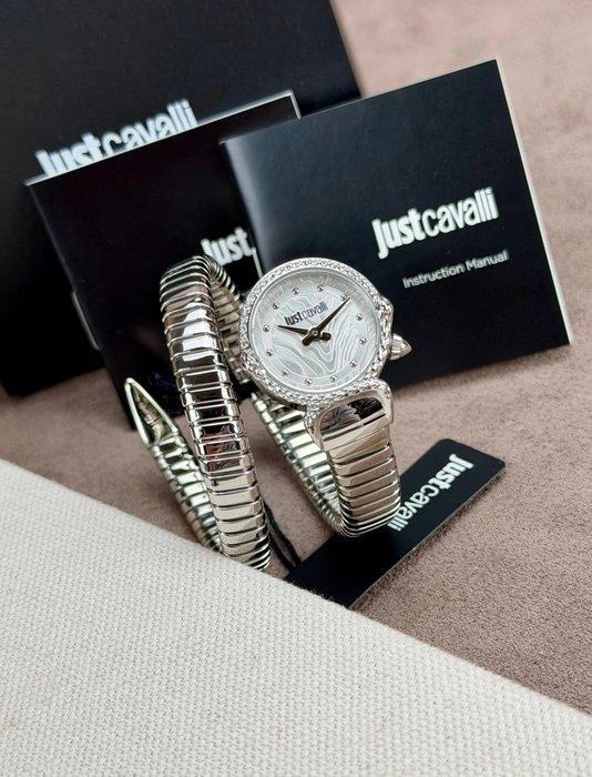 Just Cavalli - Signature Snake watch silver - Zonder, Handtassen en Accessoires, Horloges | Heren