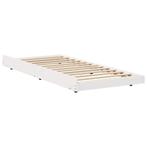 Grenenhouten Bedframe Wit | Tweede Kansje | OP = OP, Huis en Inrichting, Slaapkamer | Bedden, 90 cm, Eenpersoons, Verzenden, Wit