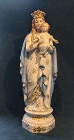 Beeld - Grote Madonna met kind - 40 cm - Porselein - Early, Antiek en Kunst