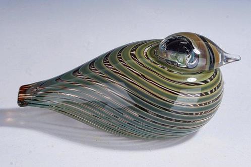 Nuutajärvi-Notsjö - Oiva Toikka - Statue, Mondgeblazen, Antiek en Kunst, Antiek | Glaswerk en Kristal