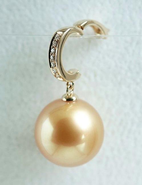 Pendentif Or jaune 18 carats - Saturation 24K - Ronde - Mer, Handtassen en Accessoires, Antieke sieraden