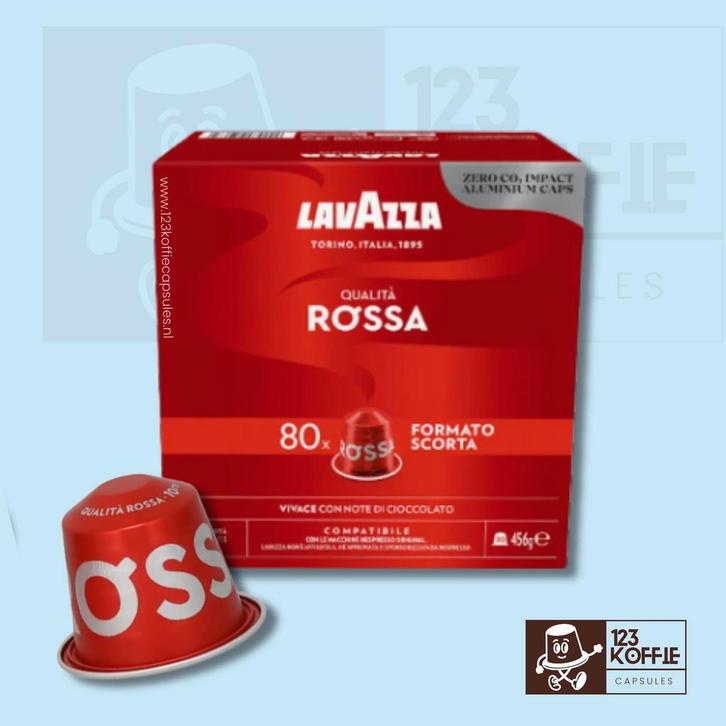 Lavazza Qualità Rossa capsules 80 stuks  compatibel met, Electroménager, Accessoires de machine à café, Envoi