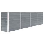 vidaXL Plantenbak verhoogd 320x40x77 cm gegalvaniseerd staal, Tuin en Terras, Verzenden, Nieuw