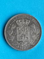 Belgique. Léopold II. 5 Francs 1865 (Sans prix de réserve), Timbres & Monnaies