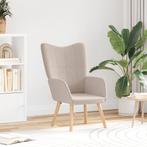 vidaXL Ontspannende Zitstoel Lichtgrijs Fluffy Stof, Huis en Inrichting, Verzenden, Nieuw