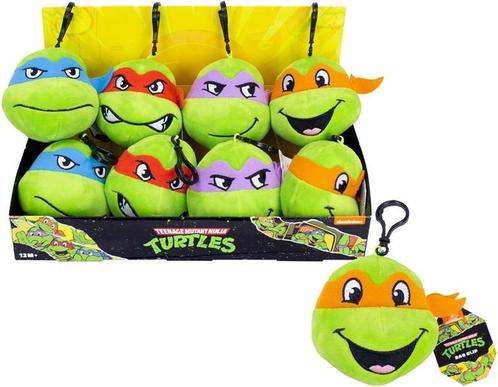 Khadou Teenage Mutant Ninja Turtles Head Clip-On, Kinderen en Baby's, Speelgoed | Knuffels en Pluche, Ophalen of Verzenden
