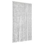 Chenille Vliegengordijn Grijs 100x220 | Tweede Kansje | O..., Kunststof, 215 cm of meer, Hordeur, Nieuw