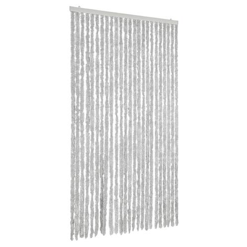 Chenille Vliegengordijn Grijs 100x220 | Tweede Kansje | O..., Doe-het-zelf en Bouw, Deuren en Vliegenramen, Nieuw, Kunststof, Hordeur