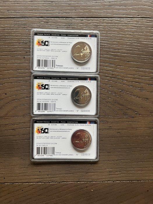 Frankrijk. 2 Euro 2019 Série des 3 coins cards à loccasion, Postzegels en Munten, Munten | Europa | Euromunten