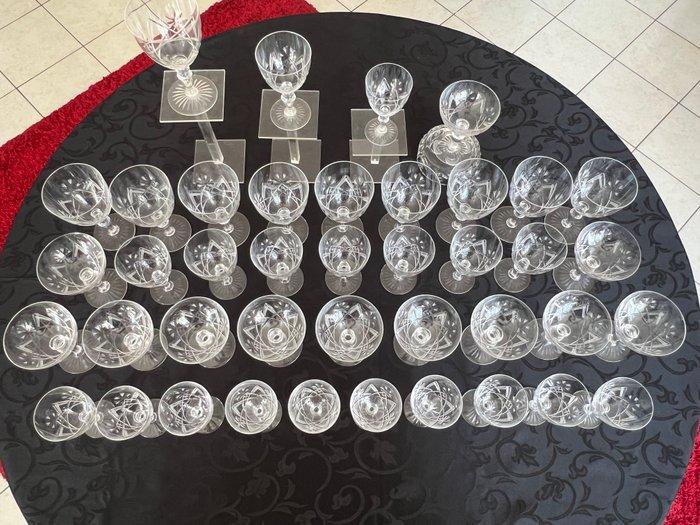 Val Saint Lambert - ART DECO Luxus-Kristall-Glas-Serie -, Antiek en Kunst, Antiek | Meubels | Tafels