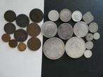 Pays-Bas. Lot 24 stuks oude munten, Wilhelmina en Willem,, Postzegels en Munten