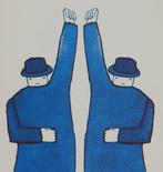 Jean-Michel Folon (1934-2005) - Homme et son double, Antiek en Kunst