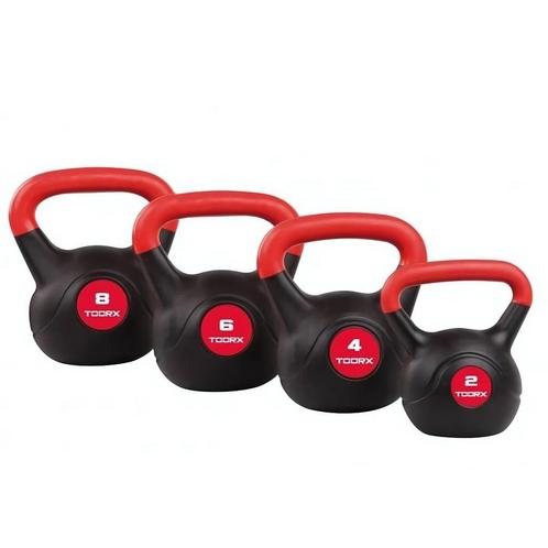 Toorx Fitness PVC Kettlebell Per Stuk 4 kg, Sport en Fitness, Fitnessmaterialen, Nieuw, Verzenden