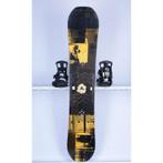 165 snowboard BURTON RADIUS WIDE, black/dark yellow, woodcor, Sport en Fitness, Verzenden, Gebruikt, Board