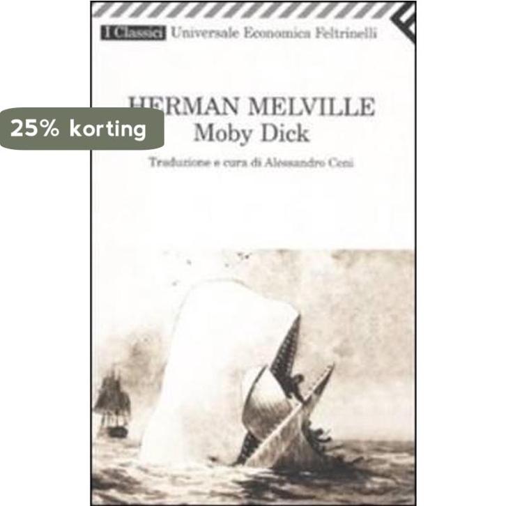 Moby Dick 9788807821943 Herman Melville, Boeken, Romans, Gelezen, Verzenden