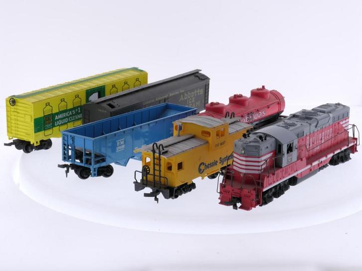 Schaal H0 Athearn set Amerikaanse trein #8278 BASTLER, Hobby en Vrije tijd, Modeltreinen | H0, Gelijkstroom, Overige typen, Gebruikt