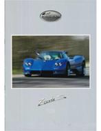 2002 PAGANI ZONDA S 7.3 BROCHURE ENGELS, Nieuw
