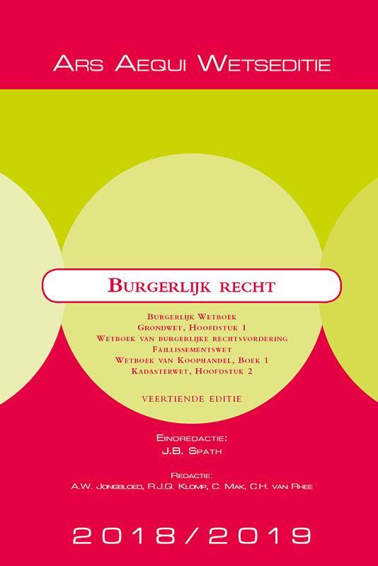 Burgerlijk recht 2018/2019 / Ars Aequi Wetseditie, Boeken, Wetenschap, Gelezen, Verzenden