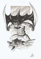Carlos Rodríguez - 1 Original drawing - Batman - on Gargoyle, Livres, BD