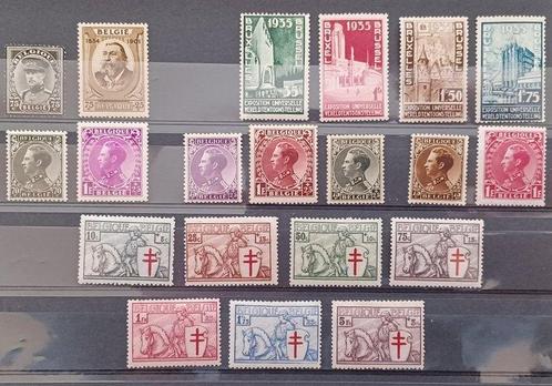 België 1934 - Volledige jaargang - Volledige reeksen Ridder,, Postzegels en Munten, Postzegels | Europa | België