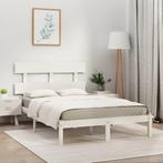 vidaXL Bedframe massief hout wit 180x200 cm, Verzenden, Nieuw