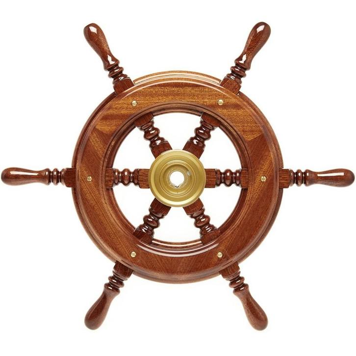 Houten Stuurwiel Boot Mahonie 430mm, Sports nautiques & Bateaux, Accessoires & Entretien, Enlèvement ou Envoi