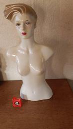 Buste, Vrouwen buste - 78 cm - Plastic - 1990, Antiquités & Art, Curiosités & Brocante
