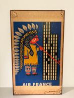 Alitalia Air France - Reclamebord (2) - Hout