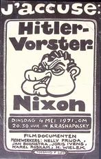 Poster over bijeenkomst bij het Krasnapolsky in Amsterdam, Verzamelen, Verzenden, Nieuw, Overige onderwerpen, Met lijst