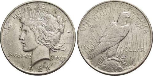 Dollar 1922 Vereinigte Staaten von Amerika, Postzegels en Munten, Munten | Amerika, Verzenden