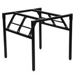 Inklapbaar Tafelonderstel | ORIGAMI | Staal | Zwart |, Verzenden, Nieuw in verpakking