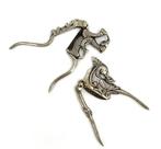 Casse-noisette (2) - Argent - Ciseaux (casse-noix)