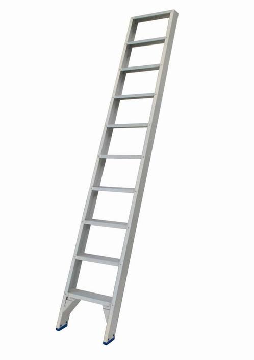 Solide enkele trap 10 treden – 2.50m, Doe-het-zelf en Bouw, Ladders en Trappen, Trap, Nieuw, 2 tot 4 meter, Ophalen of Verzenden