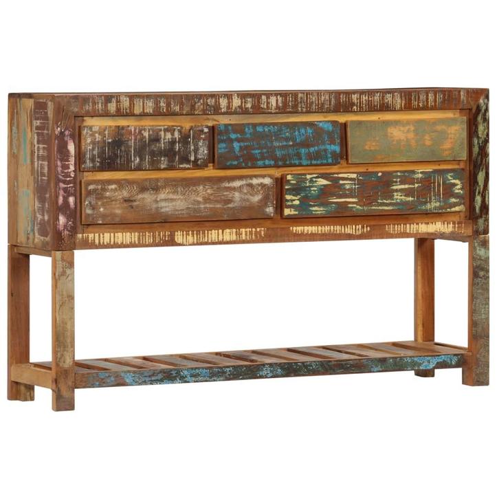vidaXL Dressoir 120x30x75 cm massief gerecycled hout, Huis en Inrichting, Kasten | Dressoirs, Nieuw, Verzenden