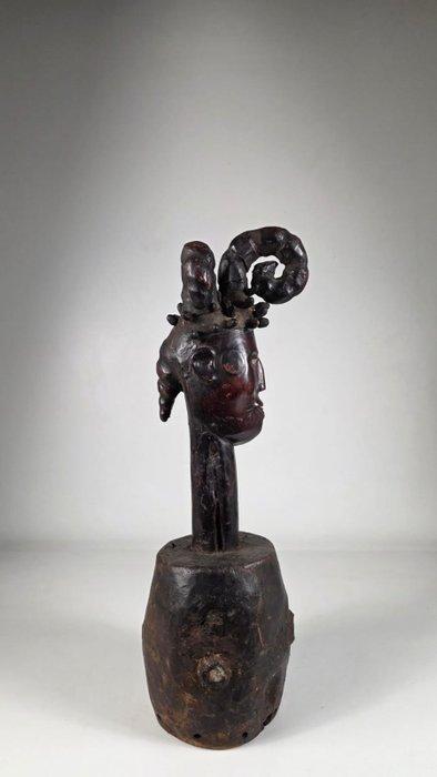houten masker - Ekoi - Nigeria, Antiquités & Art, Art | Art non-occidental
