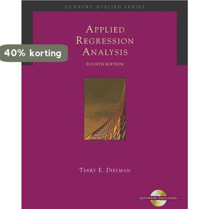 Applied Regression Analysis 9780534465483 Terry E. Dielman, Boeken, Taal | Engels, Gelezen, Verzenden