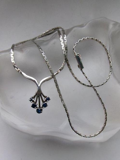 Argent, Topaze - Collier - Style Art Nouveau, Antiek en Kunst, Kunst | Designobjecten