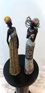 Afrikaanse kunst Nigeriaanse dames. - Kunsthars - Zambia -
