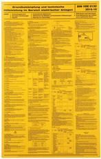 Dehn Pictogram Instructie Elektrische Brandveiligheid -, Doe-het-zelf en Bouw, Verzenden, Nieuw