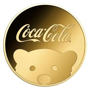 Tchad. 3000 Francs 1/1000 oz 999 Fine Gold Coca-Cola Polar