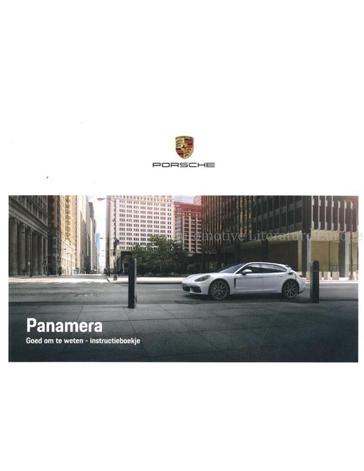 2019 PORSCHE PANAMERA | SPORT TURISMO INSTRUCTIEBOEKJE, Auto diversen, Handleidingen en Instructieboekjes