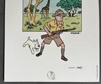 Tintin - Tintin et Milou explorateurs - 1 litografie - 2003, Boeken, Stripverhalen, Nieuw
