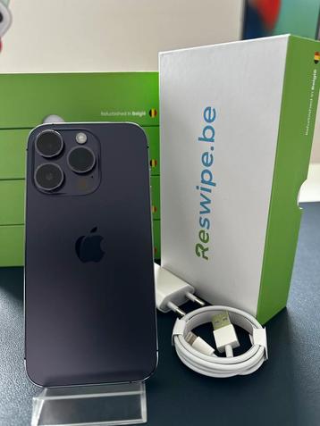 iPhone 14 Pro 128GB 256GB 512GB 1TB Paars + 3 jaar garantie!, Telecommunicatie, Mobiele telefoons | Apple iPhone, Paars, Ophalen of Verzenden