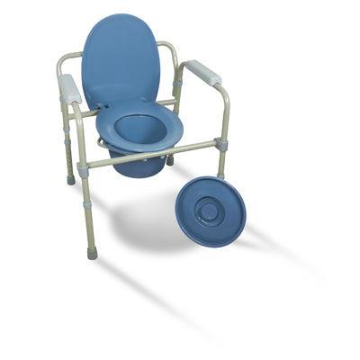 Toiletstoel Bedstoel met Emmer – In Hoogte Verstelbaar en Op, Diversen, Verpleegmiddelen, Verzenden