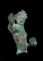 Romain antique Bronze Fragment de statuette dApollon, Antiek en Kunst