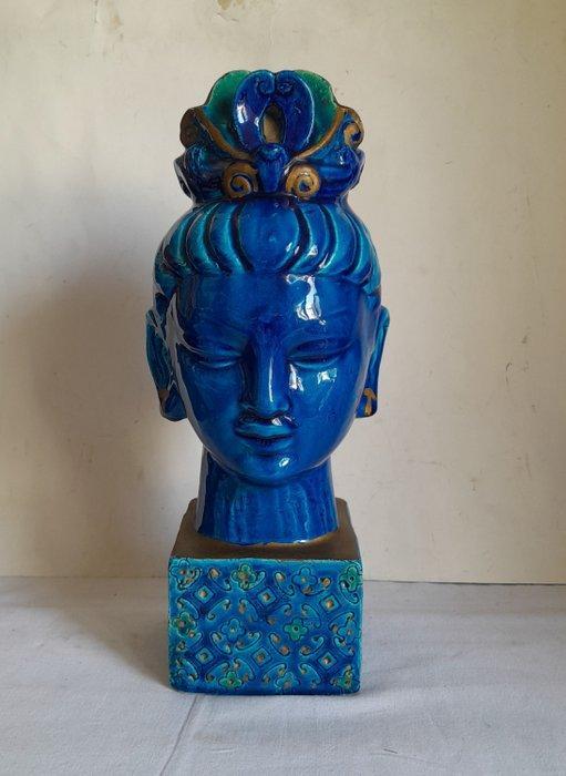 Bitossi - Aldo Londi - sculptuur, Kwan YIn - 37 cm -, Antiek en Kunst, Antiek | Glaswerk en Kristal