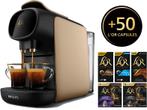 Philips - Capsulemachine - Goud, Elektronische apparatuur, Verzenden, Nieuw, Koffiepads en cups, Afneembaar waterreservoir