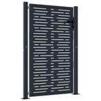 Poort Vierkant Staal Antraciet - OP = OP - Tuinpoort Koopje, Met poort, Verzenden, Nieuw, Tuinhek