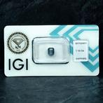 1 pcs Blauw Saffier - 1.18 ct - International Gemological, Handtassen en Accessoires, Edelstenen, Nieuw