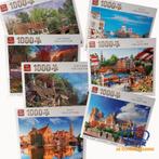 7x King Puzzels | City & Cottage Collection | 1000 Stukjes, Hobby en Vrije tijd, Verzenden, 500 t/m 1500 stukjes, Zo goed als nieuw